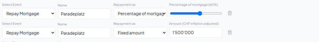 Repay mortgage